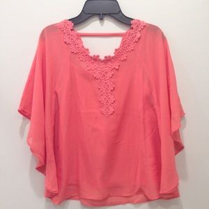 NWT Girls Chiffon Top